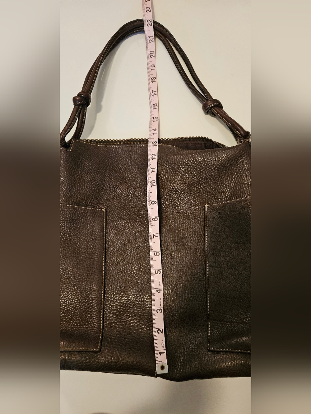 Sundance - Slouchy Leather Shoulder Bag - Picture 3 of 6